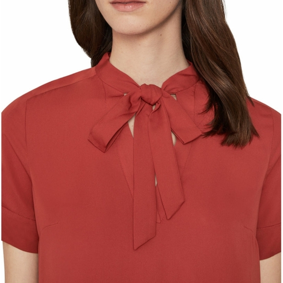 BCBGMAXAZRIA Tie-Neck Dress     BCBGMAXAZRIA - Picture 3 of 4